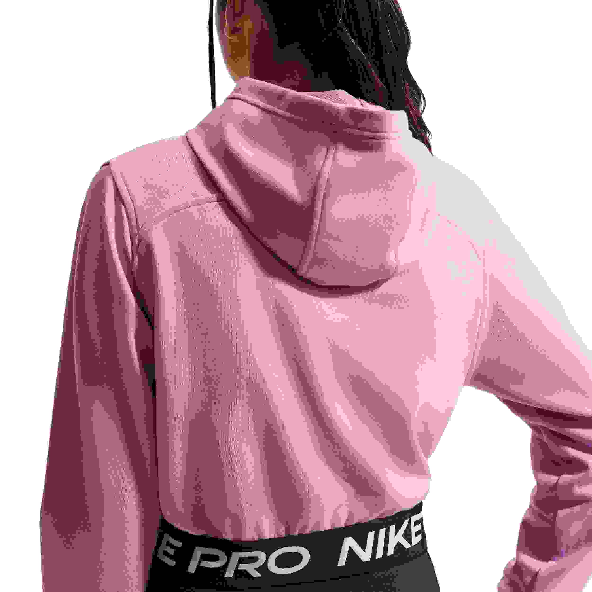 Nike Pro Fleece Dri-FIT Full-Zip Big Girls' Lt Magenta Jacket